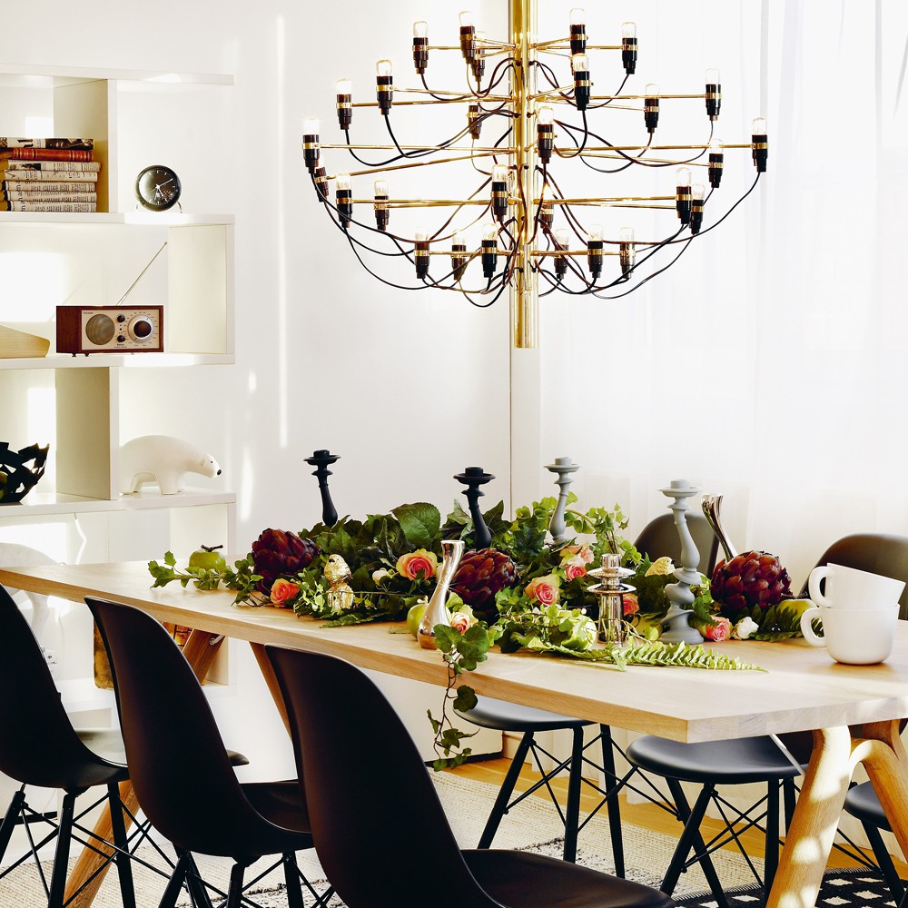 2097 Sarfatti LED Pendant lamp 50 Brass - FLOS - 2