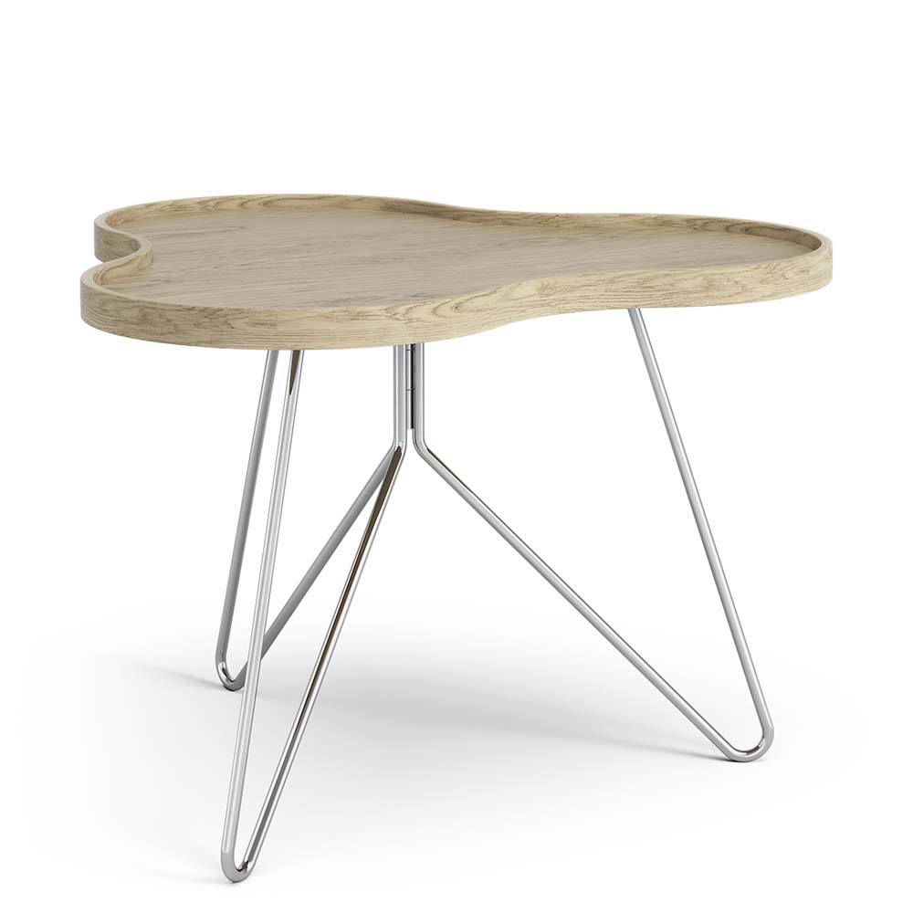 Flower Mono Table 66 cm (Natural laquered Oak) - Quickship - Swedese