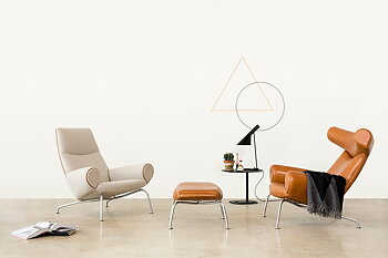  Wegner Queen Chair Fåtölj Läder -  Fredericia Furniture