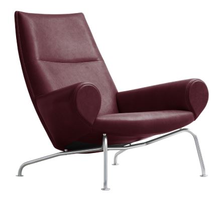  Wegner Queen Chair Fåtölj Läder -  Fredericia Furniture - 6