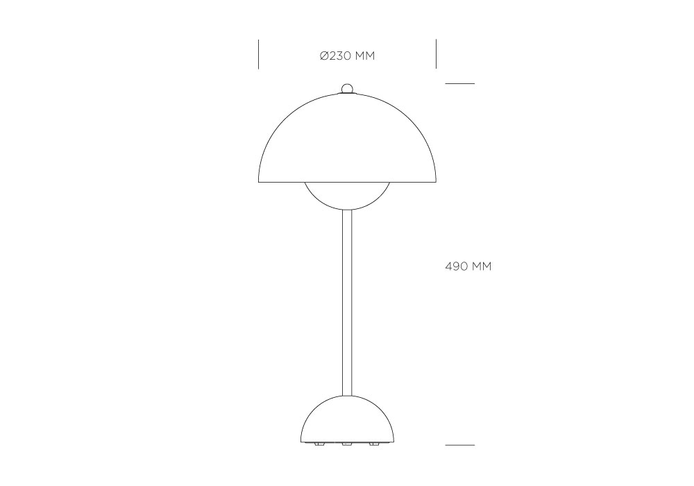 Flowerpot VP3 Table lamp (order item)* - 21