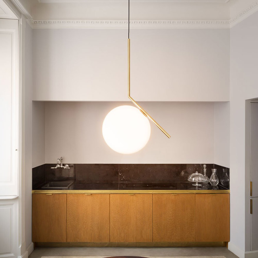 IC S2 Pendant lamp Brass - In stock - 5