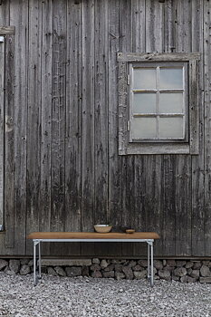 Bänk 8 - B. 110 cm - Grythyttan stålmöbler