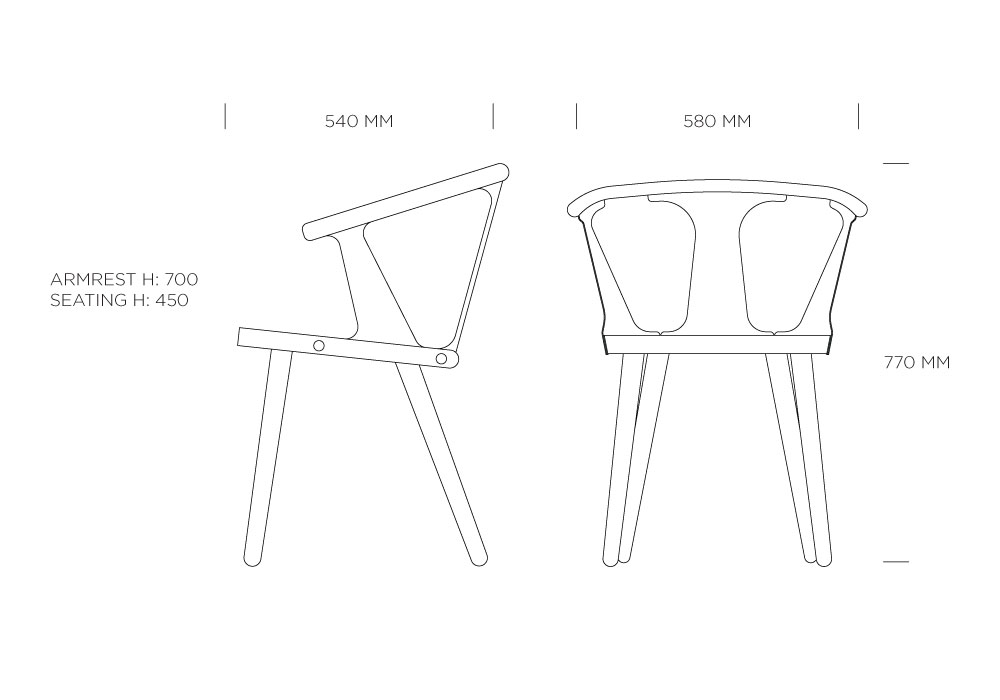 In Between SK1 Armchair - & Tradition - 15