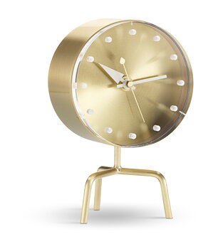 Tripod Table Clock Brass - Vitra