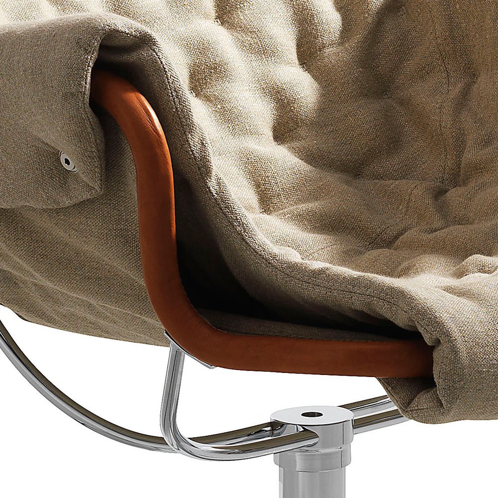 Jetson 69 Match Armchair - In stock - (Flax 21/Dakota 24 Cognac ) - dux - 4
