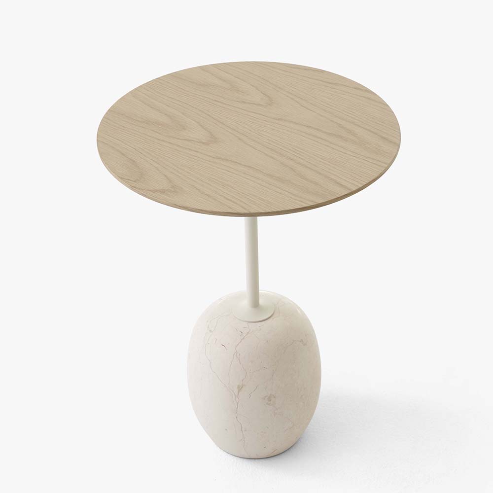 Lato Side table LN8 & LN9 Cream Diva Marble - & Tradition - 5