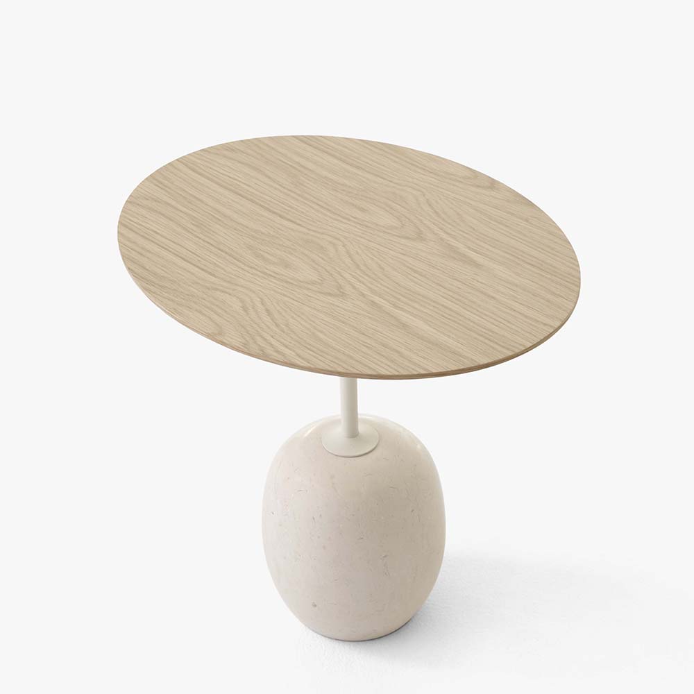 Lato Side table LN8 & LN9 Cream Diva Marble - & Tradition - 6