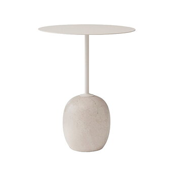 Lato Sidobord LN8 & LN9 Cream Diva Marble - & Tradition