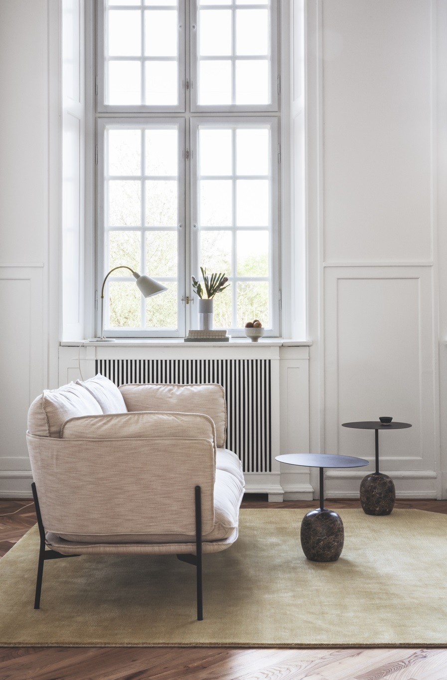 Lato Side table LN8 & LN9 Cream Diva Marble - & Tradition - 7