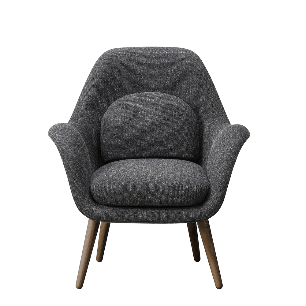 Swoon Lounge Petit Wood Base Fåtölj  -  Fredericia Furniture - 4