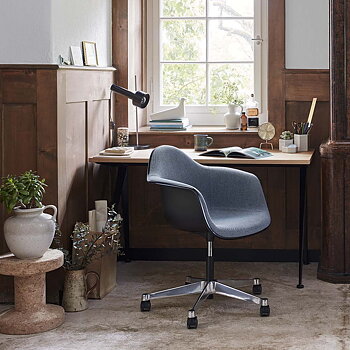 Eames Plastic Armchair RE PACC Kontorsstol (framklädd) - Vitra