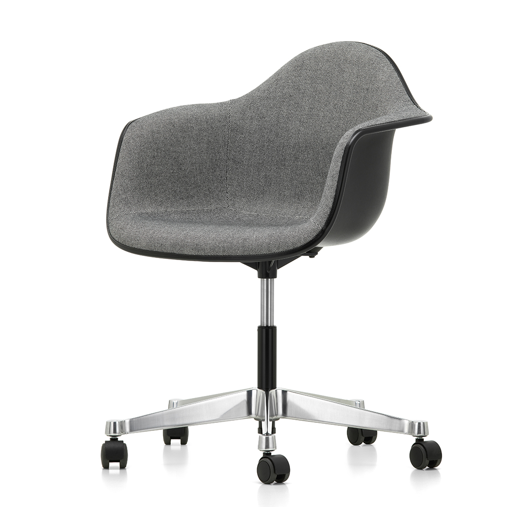 Eames Plastic Armchair RE PACC Office chair (front upholstered) - Vitra