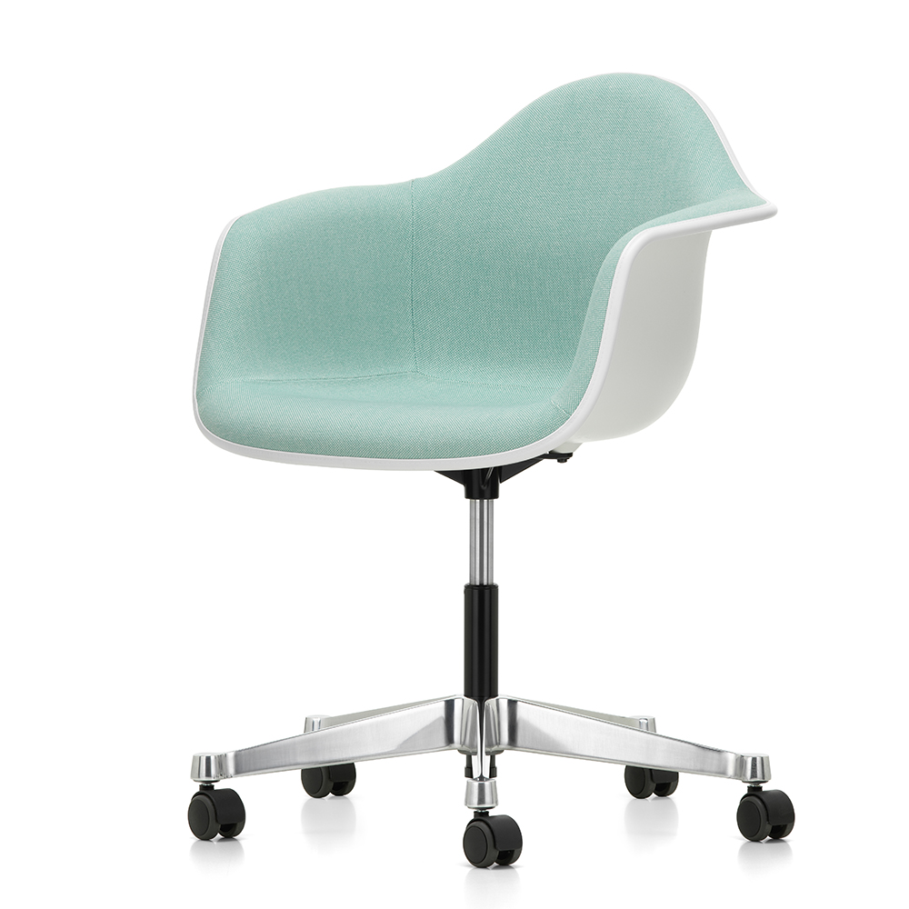 Eames Plastic Armchair RE PACC Office chair (front upholstered) - Vitra - 6