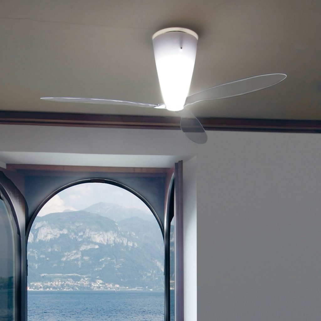 Blow Pendant Lamp & Ceiling fan Transparent - 7