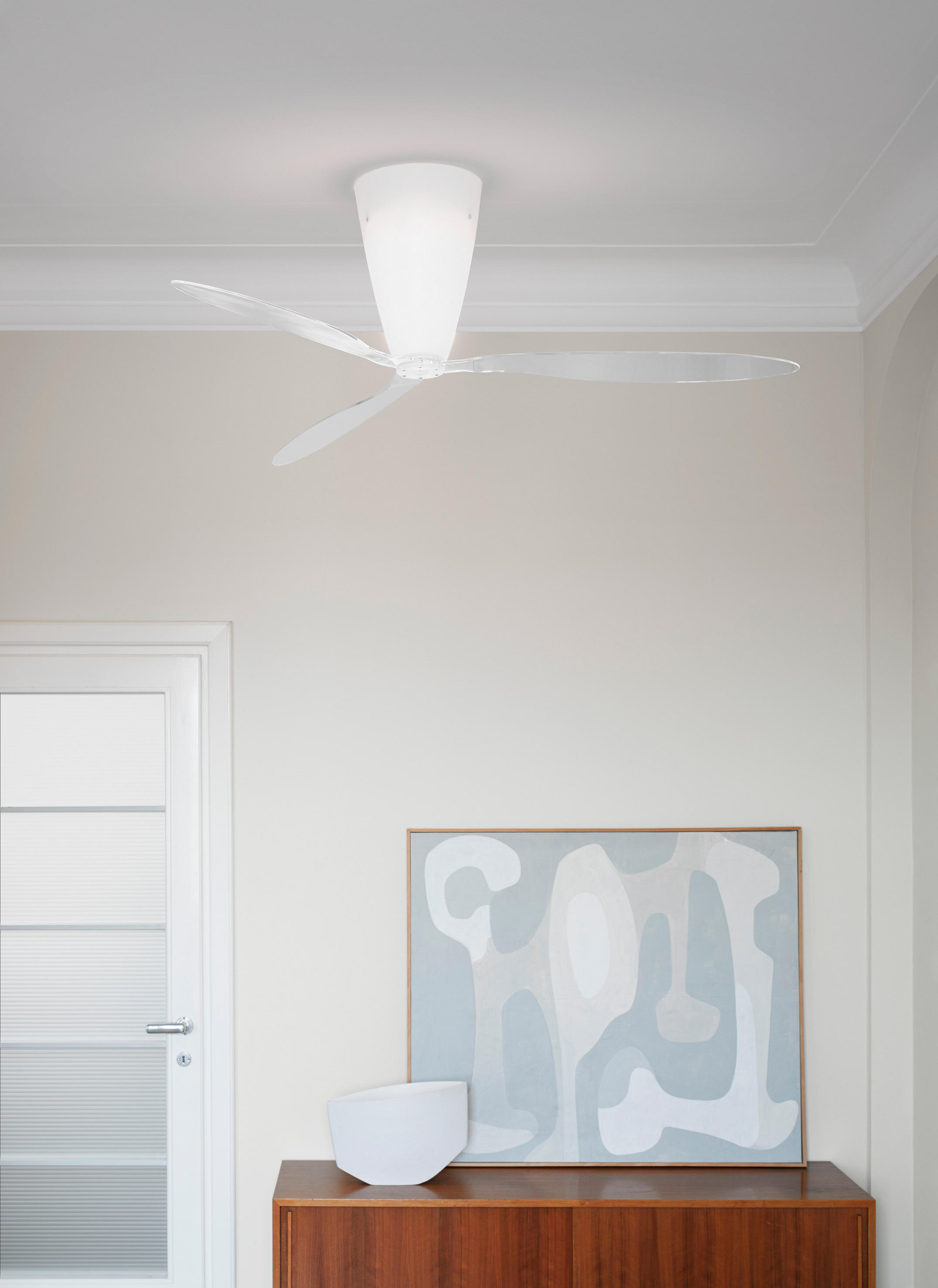 Blow Pendant Lamp & Ceiling fan Transparent - 8