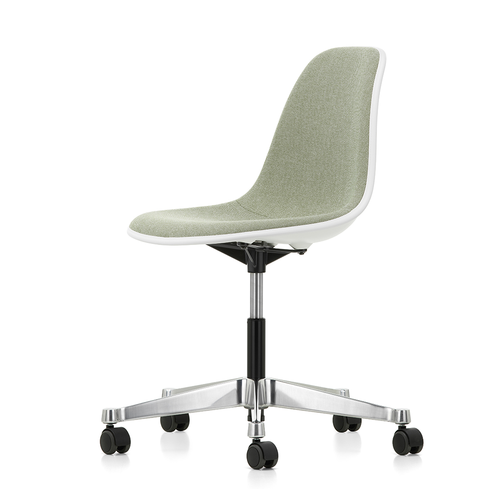Eames Plastic Chair RE PSCC Office chair (front upholstered) - Vitra