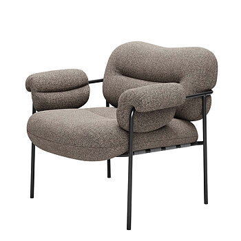 Bollo  Lounge chair (Fabric) - fogia 