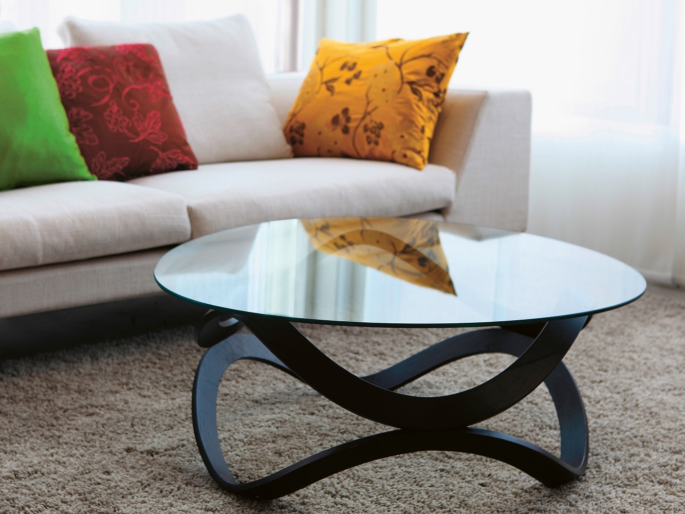 Newton Coffe table Ø92-97 cm (several choices) - 2