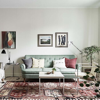 Hemmakväll 3-seater Sofa - (Carl Malmsten) - O.H. Sjögren