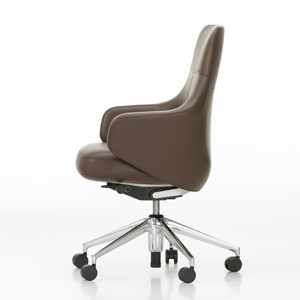 Grand Executive Lowback Office chair (leather) - Vitra - 5