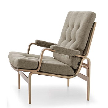 Ingrid Armchair - Low (Dakota Leather) - Dux