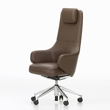 Grand Executive Highback kontorsstol (läder) - Vitra