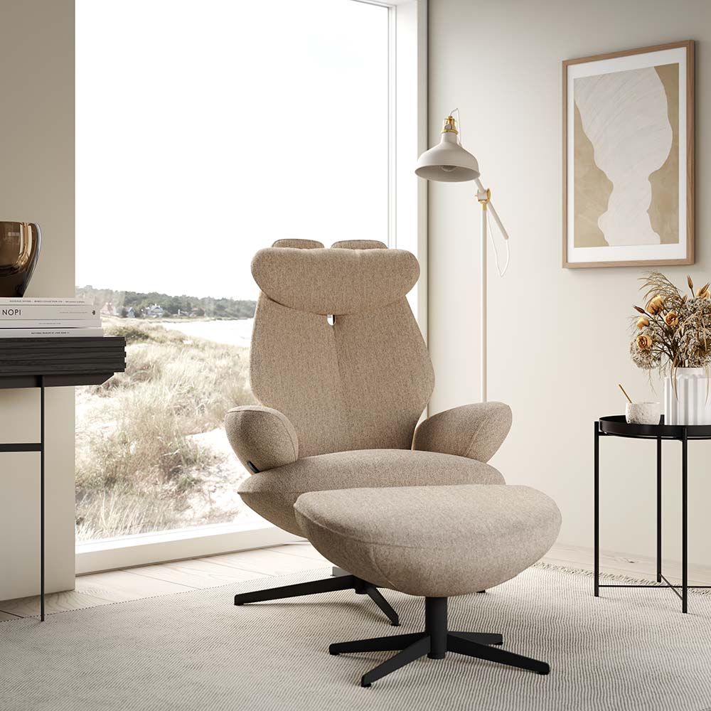 Split Recliner Fåtölj (Tyg/läder flera val)  - Brunstad - 2