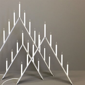 Spica 9 Adventsljusstake vit - SMD Design