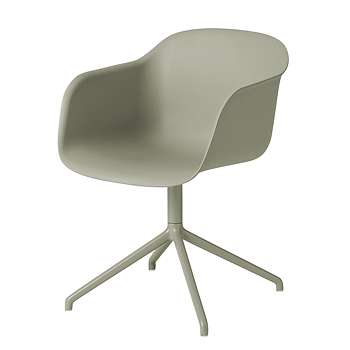 Fiber Armchair Swivel Base 