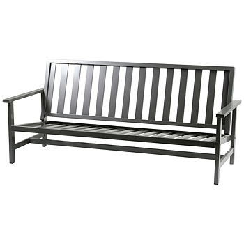 Sofa 3-seater Aluminium (several colors) - Fri Form