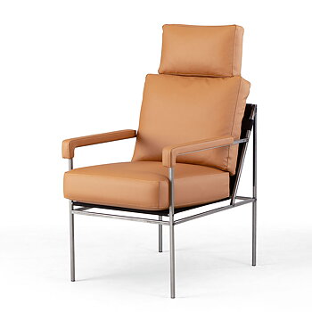 Seventy five Care Armchair incl neckrest (Leather several choices) - Ihreborn