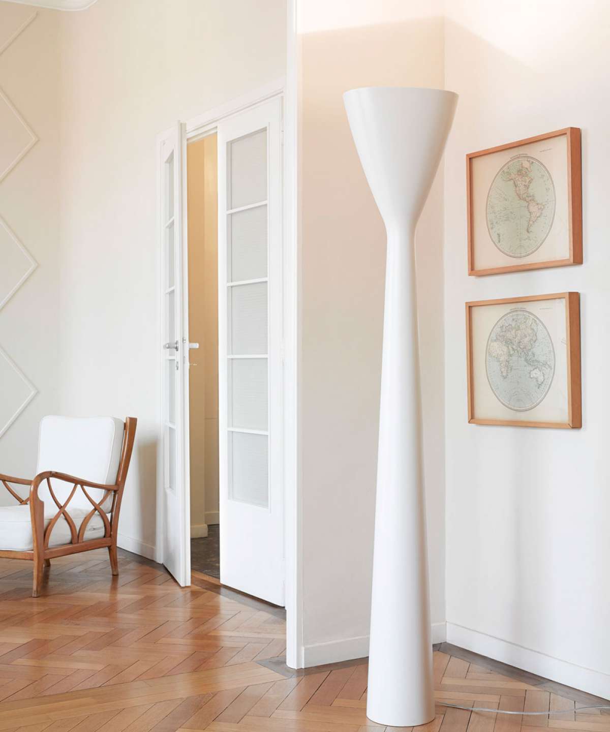 Carrara Golvlampa Vit - 5