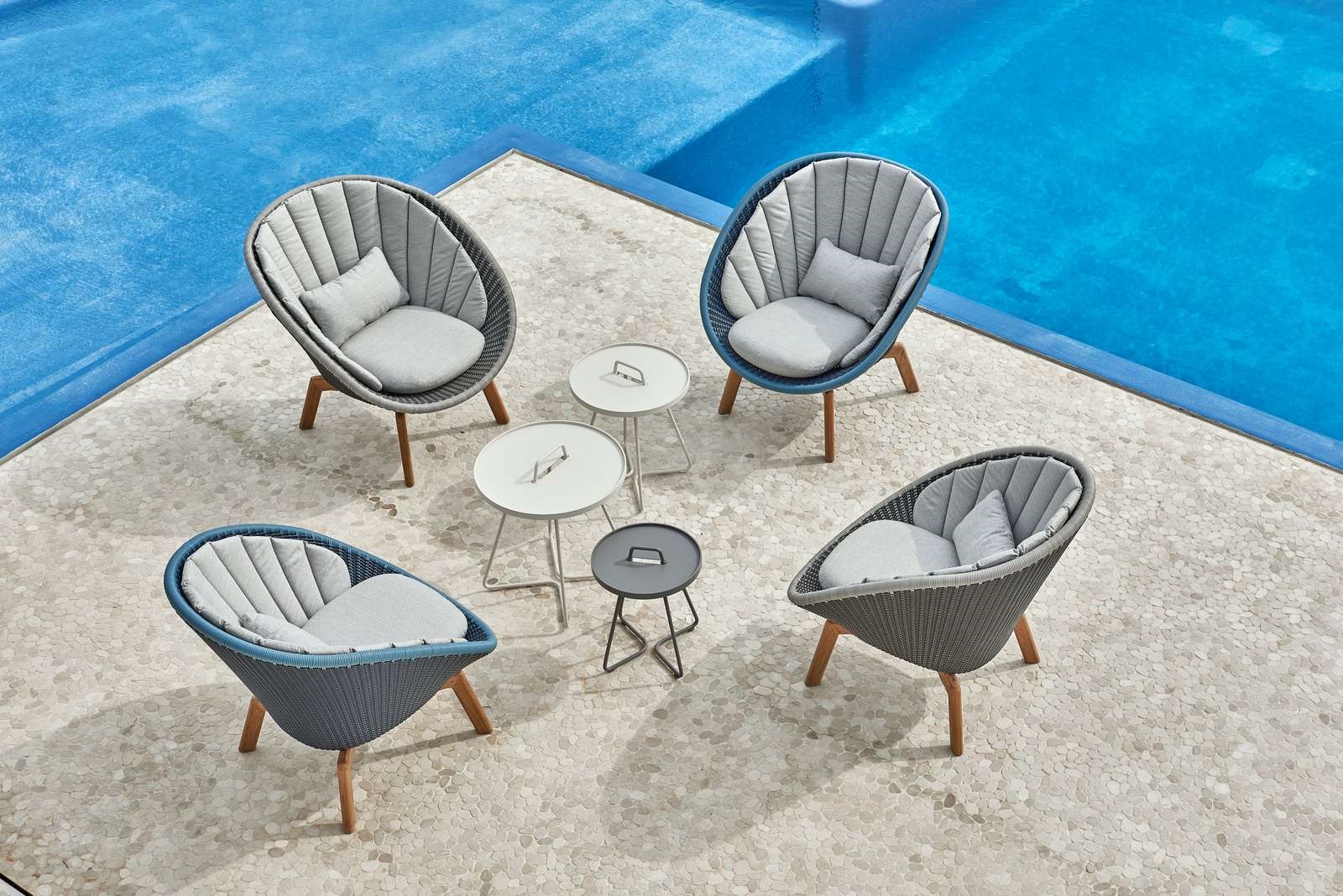 Peacock Lounge Chair Soft Rope - Cane-Line - 2