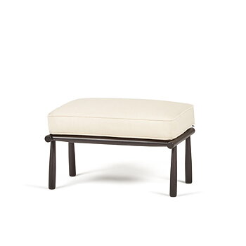 Domus Fotpall - Wood Ebony Betsad EK (Tyg) - Dux