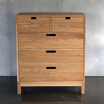 Roma Dresser oak 5 drawers - G.A.D