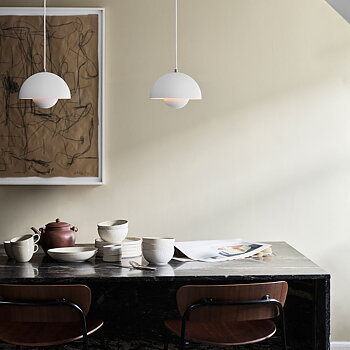 Flowerpot VP1 Pendant lamp 23 cm (matt white) - In stock - &tradition