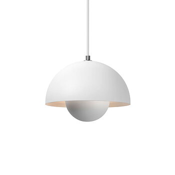 Flowerpot VP1 Pendant lamp 23 cm (matt white) - In stock - &tradition