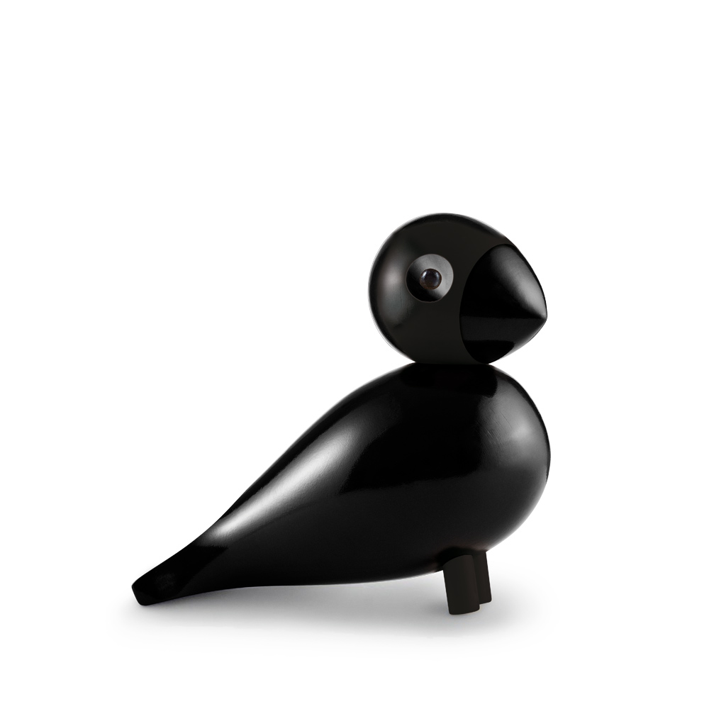 Sångfågel Ravn Träfigur - I lager