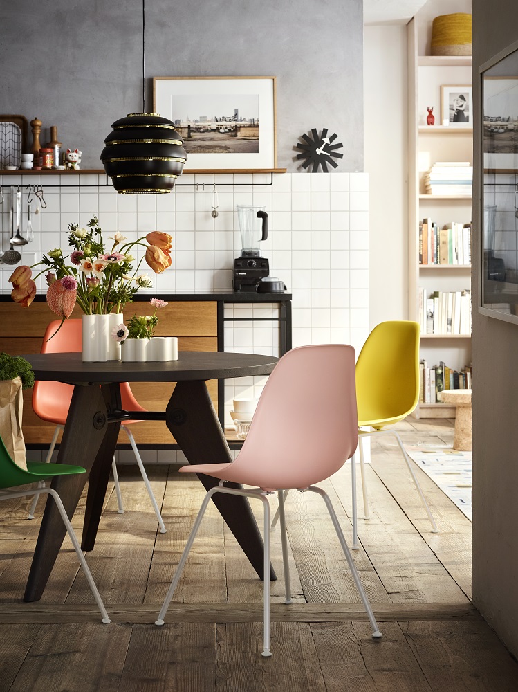 Guéridon Matbord Ø90/105 cm - Vitra - 5
