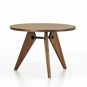 Guéridon Matbord Ø90/105 cm - Vitra