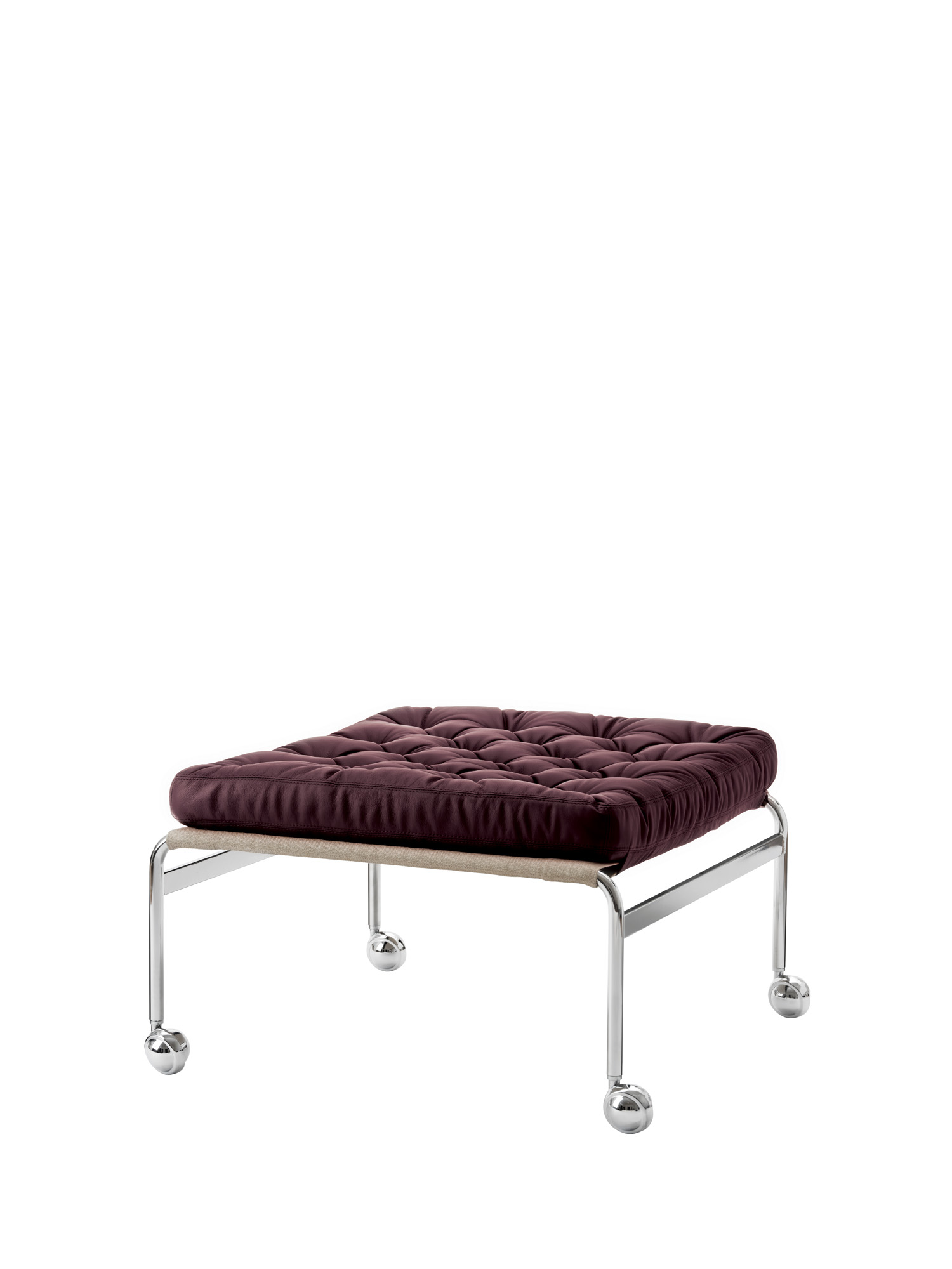 Karin 73 Footstool (Leather several choices) - Dux - 4