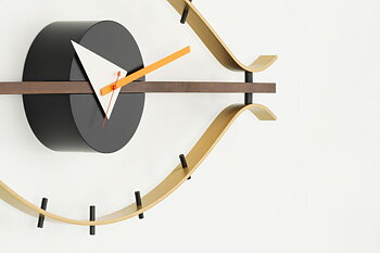Eye Wall Clock Walnut/Brass - Vitra