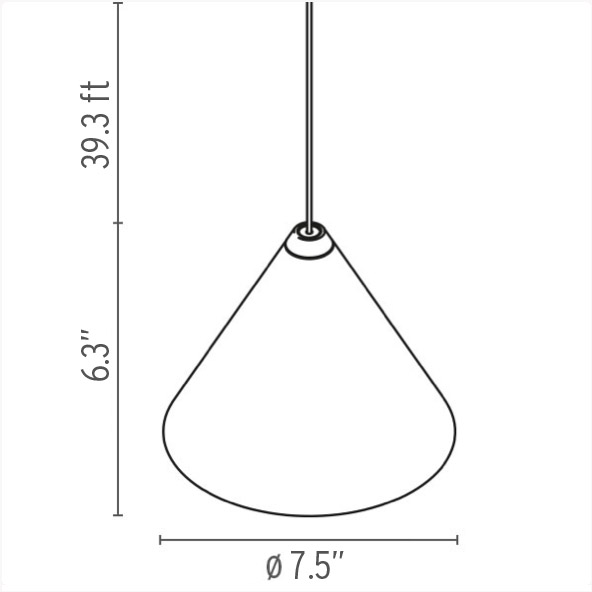 String Lights Cone Head pendant - FLOS - 4