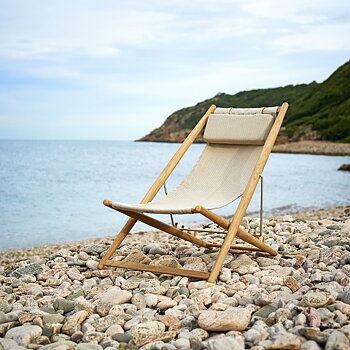 H55 Recliner Deck chair Heritage Papyrus - In stock (1pc) - last item