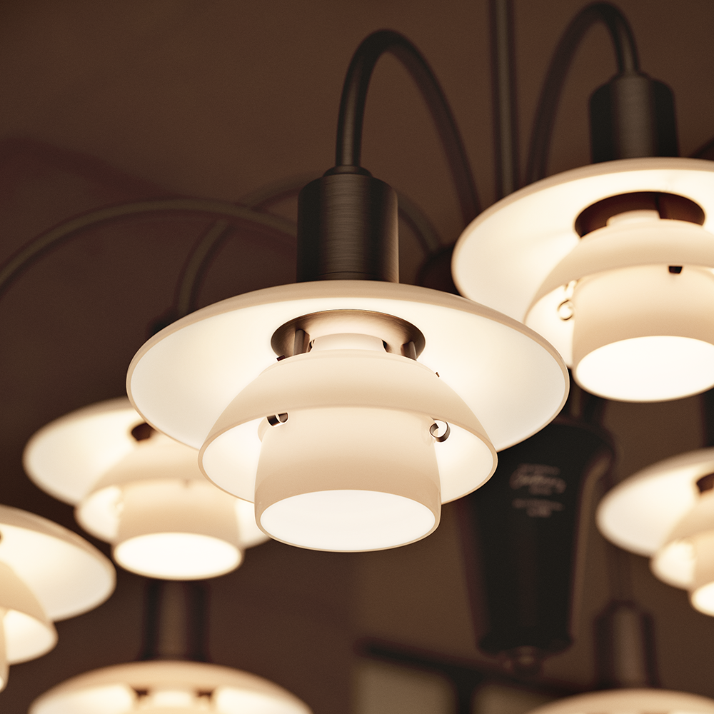 PH 1/1 Chandelier (9) Cenetary Edition - Louis poulsen *SOLD OUT - 4