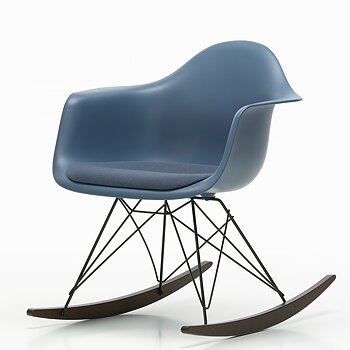 Eames Plastic Armchair RAR Gungstol (Klädd sits) - Vitra