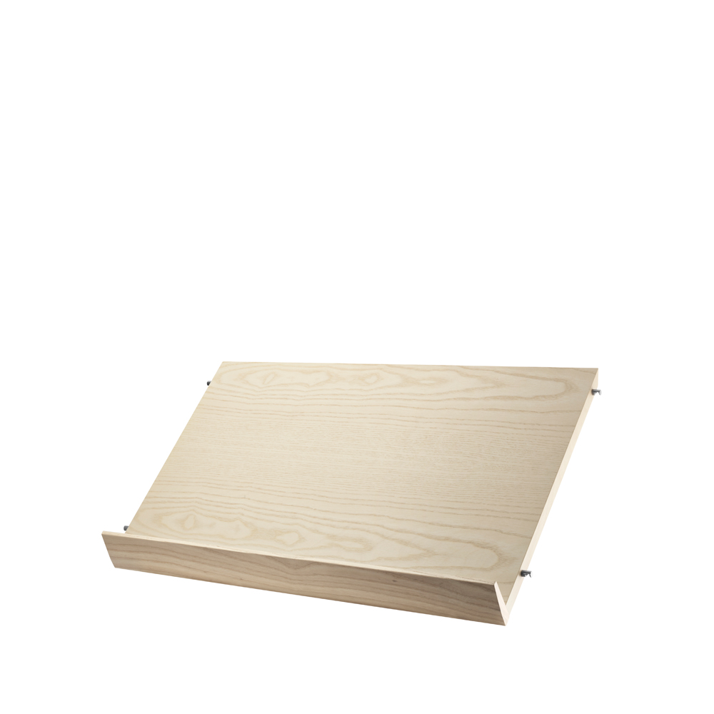 String magazine shelves solid wood 58x30 cm - 9