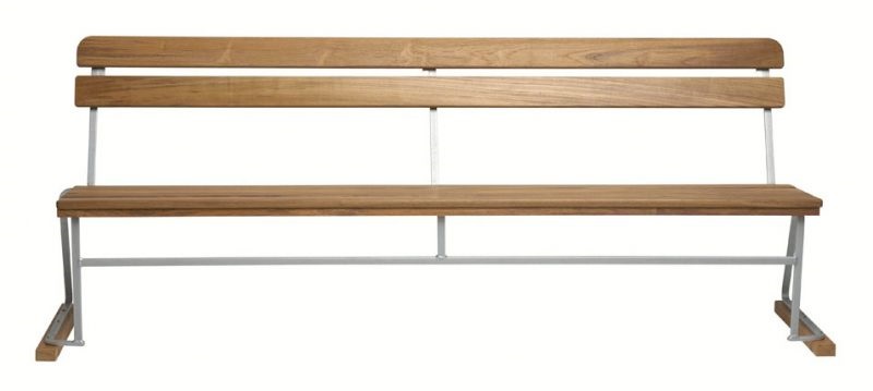 Soffa 5 teak / zink - Grythyttan stålmöbler - 3