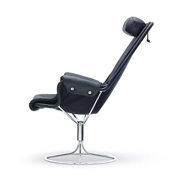 Jetson 69 Armchair Classic Soft Black/Chrome  - DUX